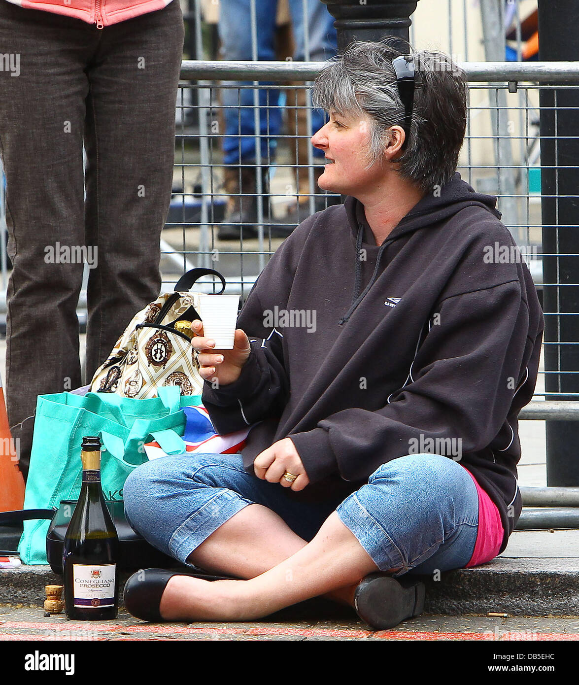 Die Hochzeit von Prinz William und Catherine Middleton - Atmosphäre am Goring Hotel in London, England - 29.04.11 Stockfoto