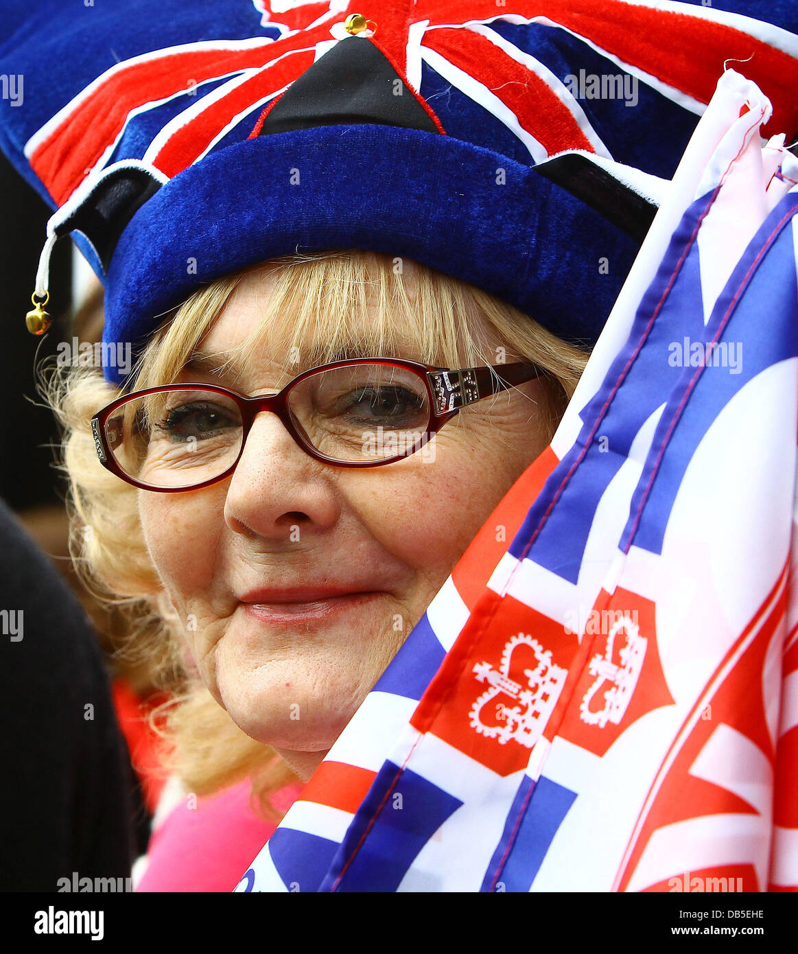 Die Hochzeit von Prinz William und Catherine Middleton - Atmosphäre am Goring Hotel in London, England - 29.04.11 Stockfoto