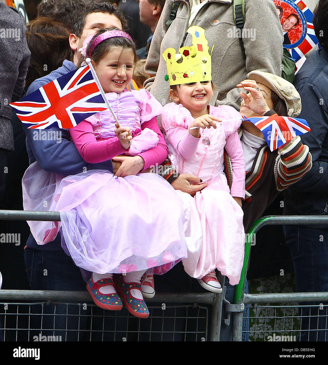 Die Hochzeit von Prinz William und Catherine Middleton - Atmosphäre am Goring Hotel in London, England - 29.04.11 Stockfoto