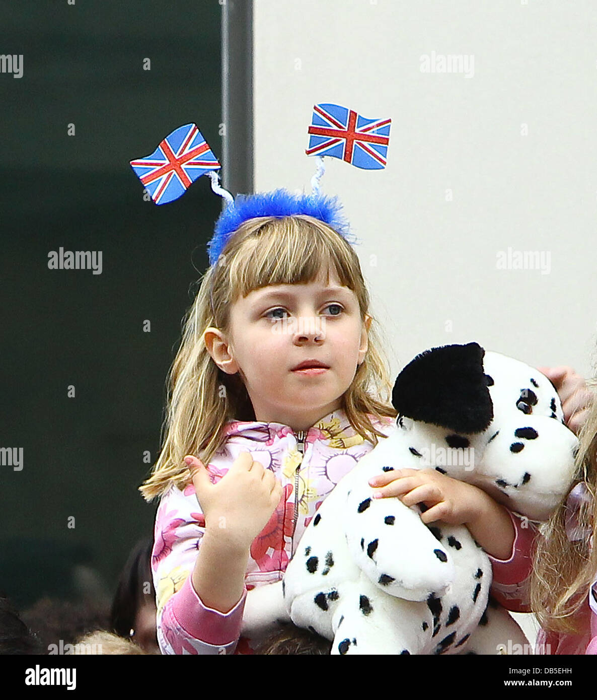 Die Hochzeit von Prinz William und Catherine Middleton - Atmosphäre am Goring Hotel in London, England - 29.04.11 Stockfoto