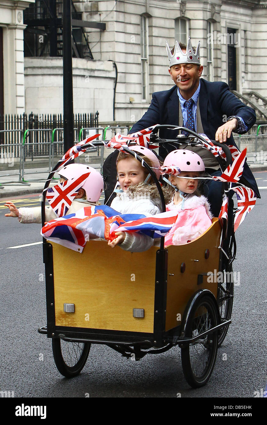 Die Hochzeit von Prinz William und Catherine Middleton - Atmosphäre am Goring Hotel in London, England - 29.04.11 Stockfoto