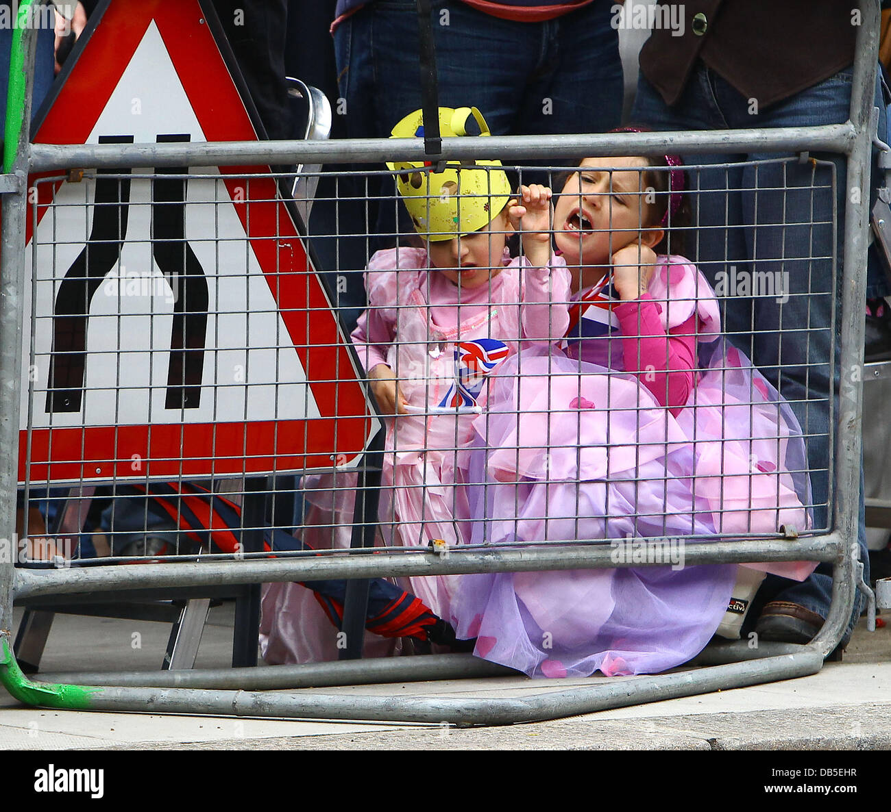 Die Hochzeit von Prinz William und Catherine Middleton - Atmosphäre am Goring Hotel in London, England - 29.04.11 Stockfoto