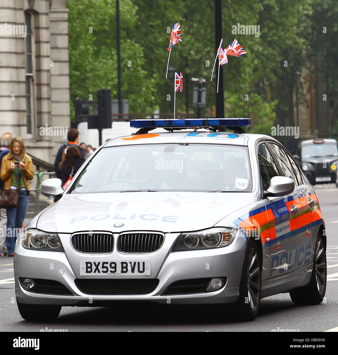 Die Hochzeit von Prinz William und Catherine Middleton - Atmosphäre am Goring Hotel in London, England - 29.04.11 Stockfoto
