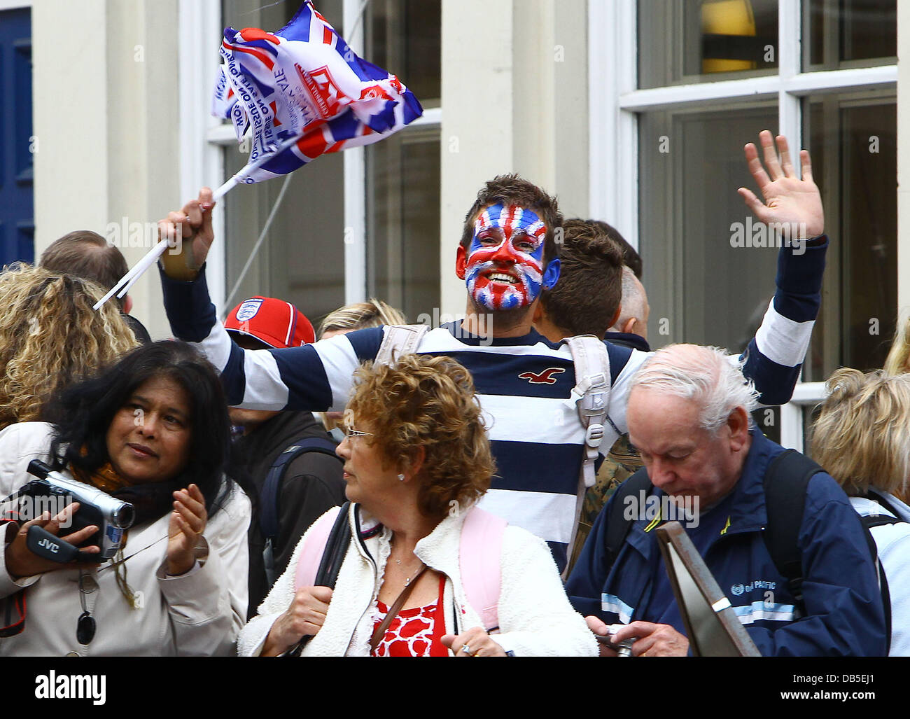 Die Hochzeit von Prinz William und Catherine Middleton - Atmosphäre am Goring Hotel in London, England - 29.04.11 Stockfoto