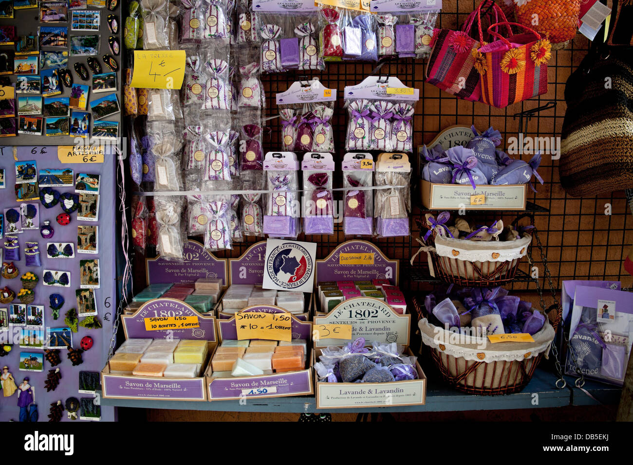 Lavendel Geschenke Provence Luberon Frankreich Stockfoto