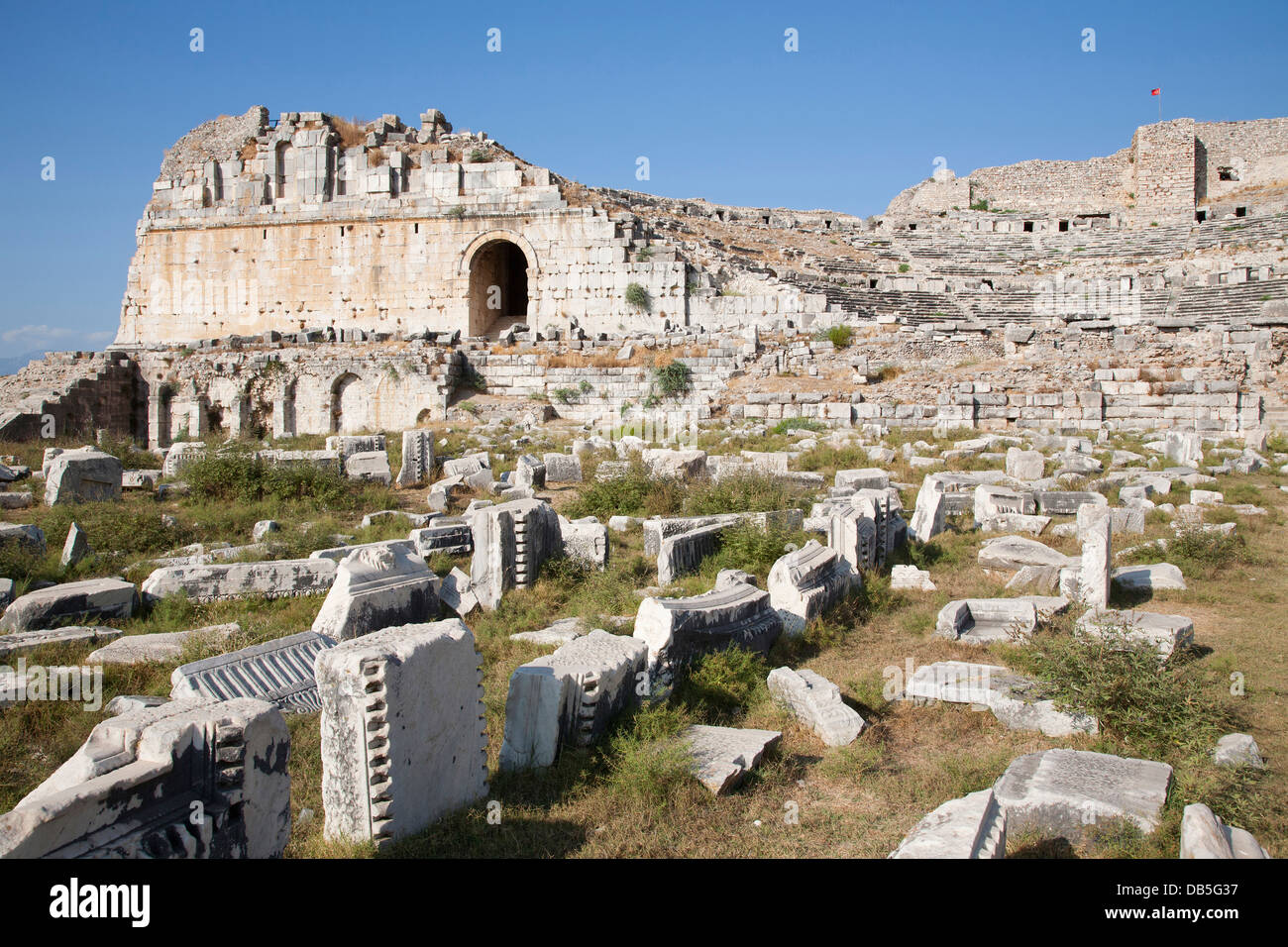 Theater Miletus Miletus Ancient Greek Stockfotos und bilder Kaufen Alamy