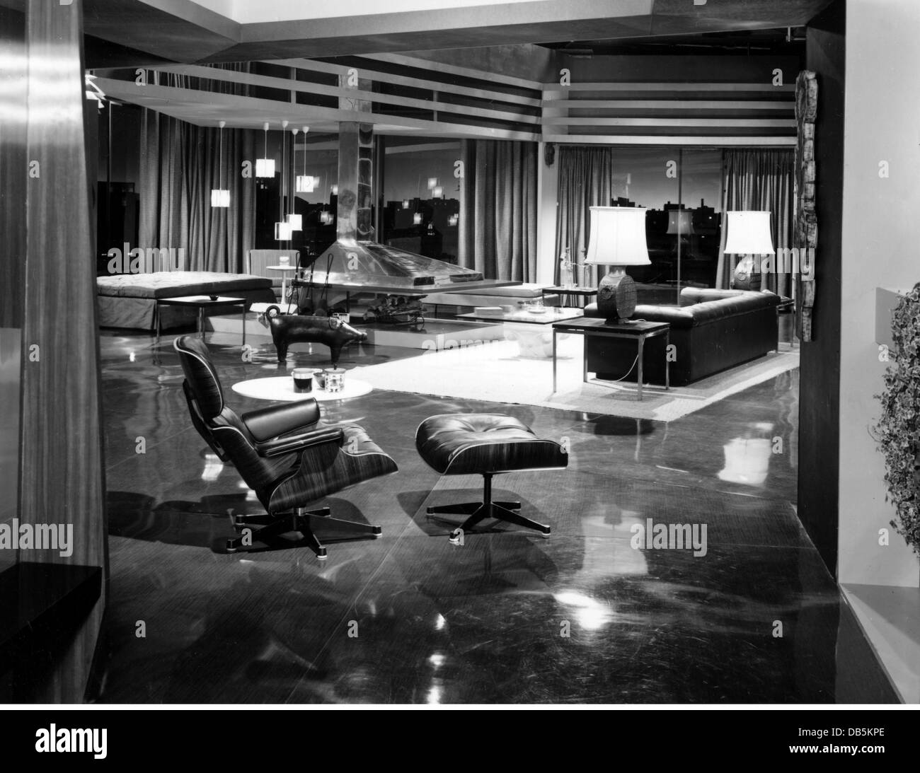 Film, 'Murder Party' (Das Moerderspiel), Deu/Fra 1961, Regie: Helmut Ashley, Drehort, Drittanbietern - Permissions-Neccessary Stockfoto