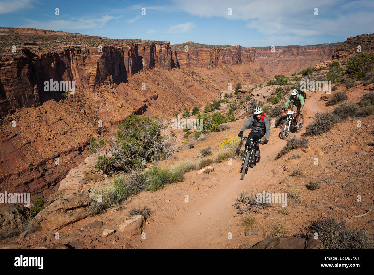 Porcupine Rim Trail, Moab, Utah. Stockfoto