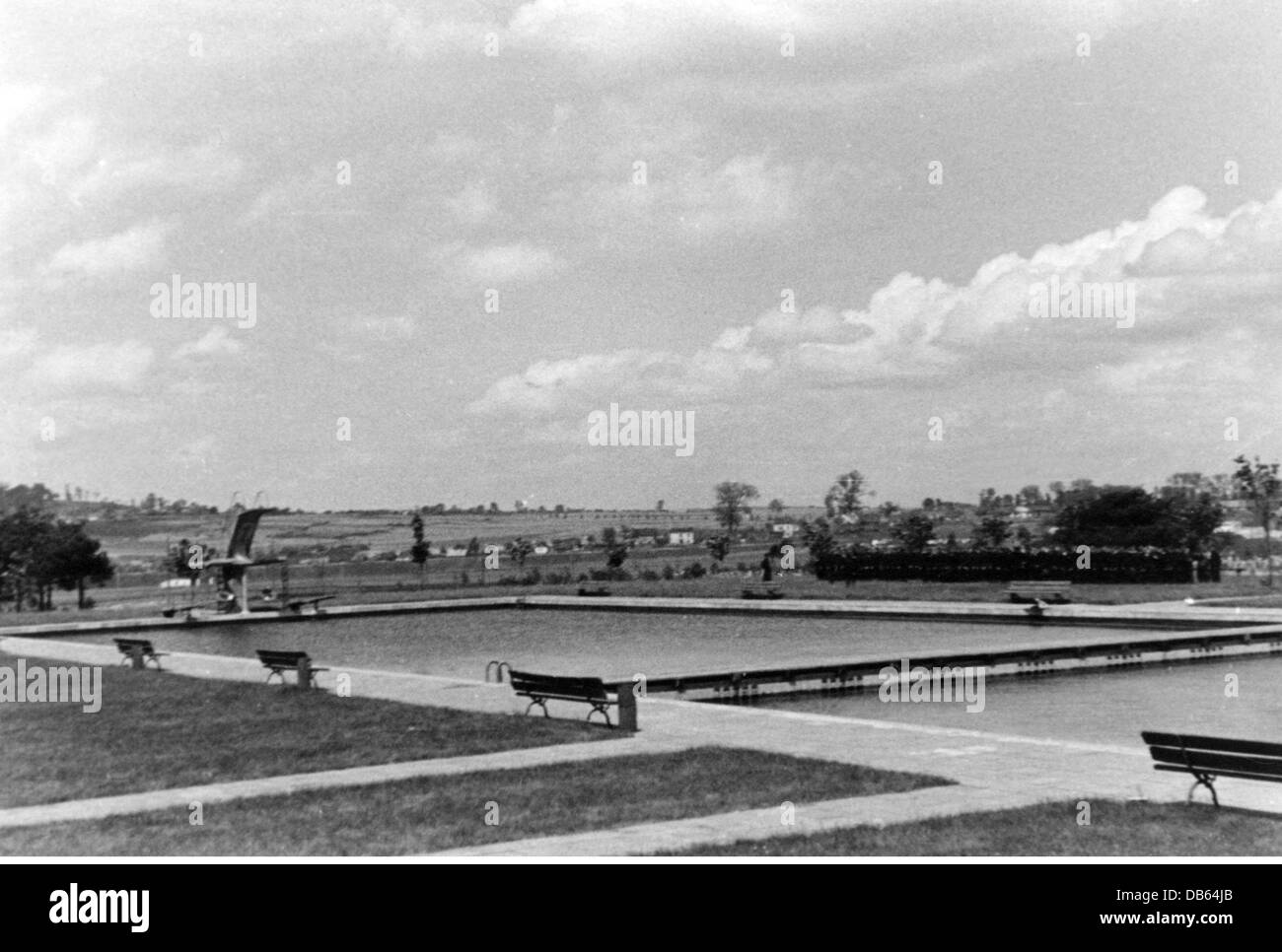 Freizeit, Baden, Freibad in Kielce, Polen, Frühjahr 1941, zusätzliche-Rechte-Freiräumungen nicht verfügbar Stockfoto