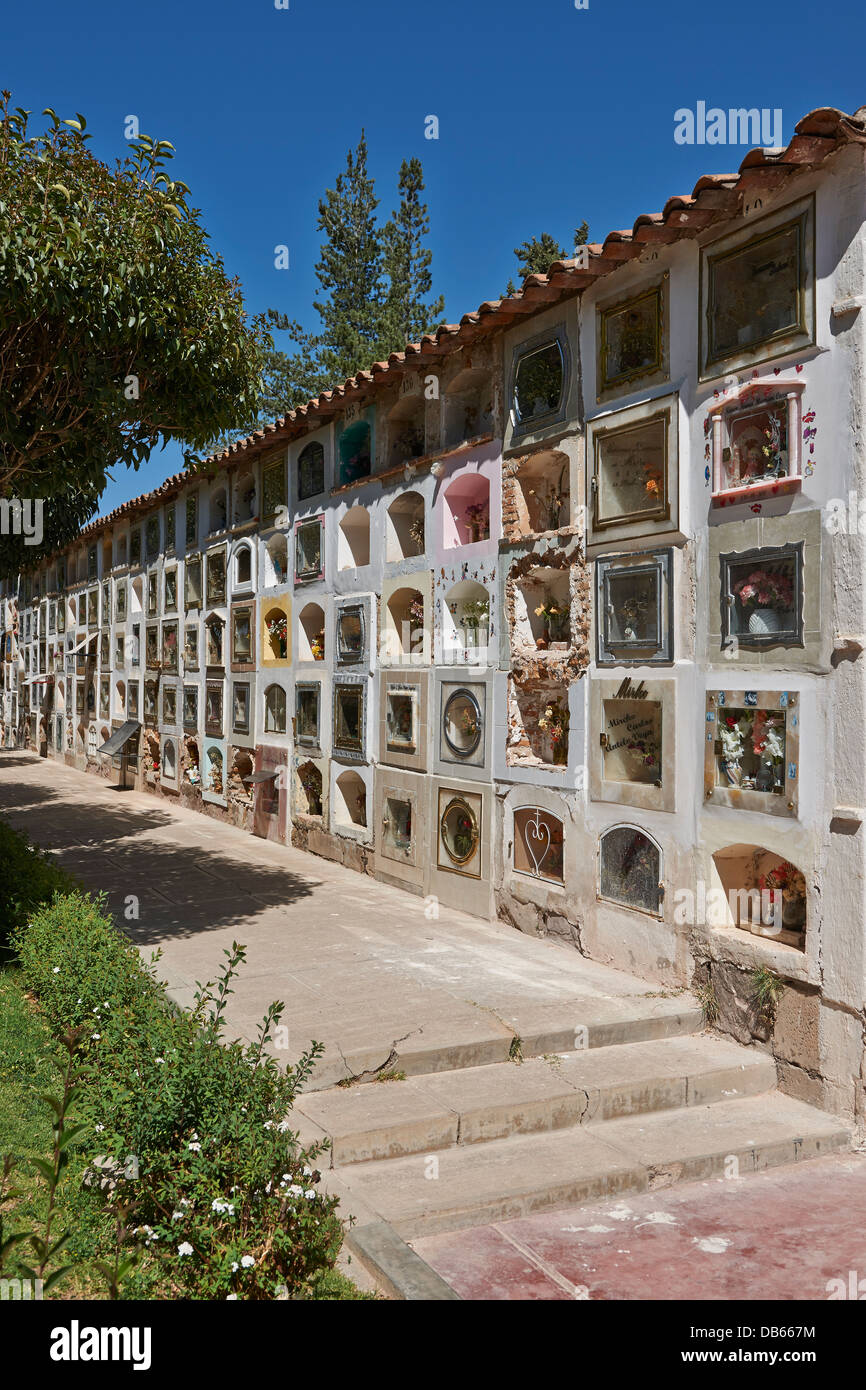 Der katholische Friedhof Cementerio General, Sucre, Bolivien, Südamerika Stockfoto