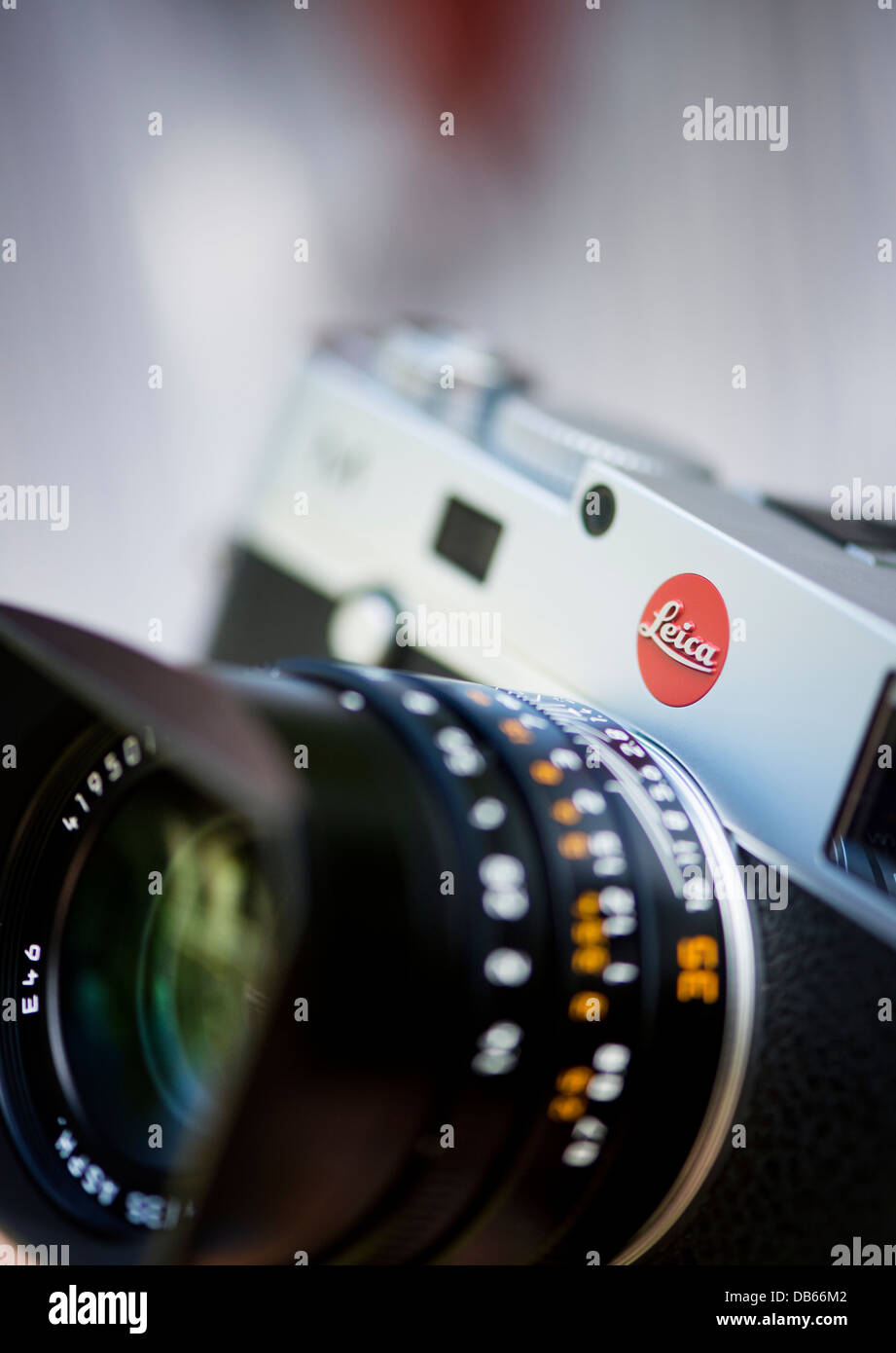 Messsucherkamera Leica M 240. Selektiven Fokus Stockfoto