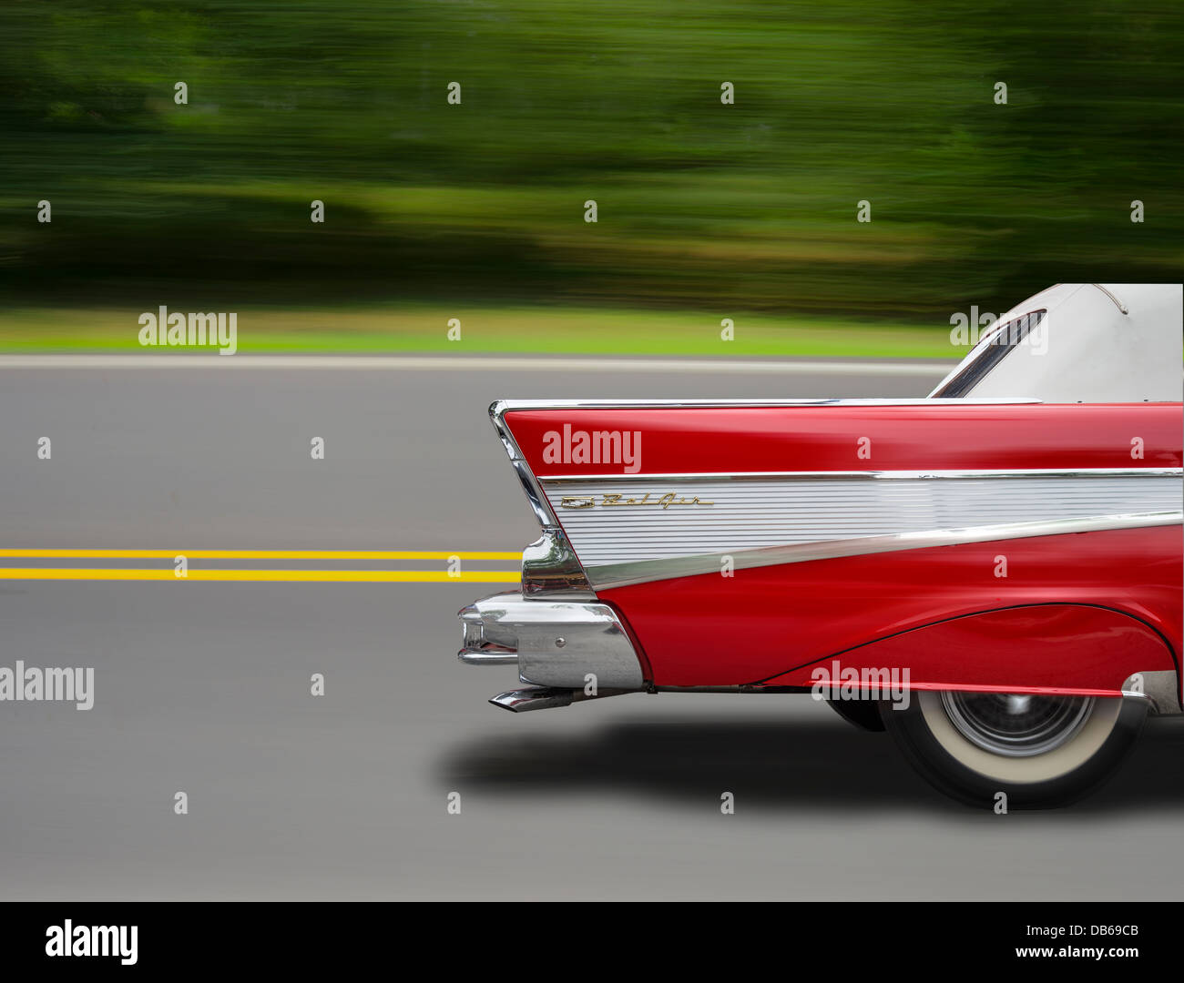 1957 Chevrolet Bel Air Convertible Stockfoto