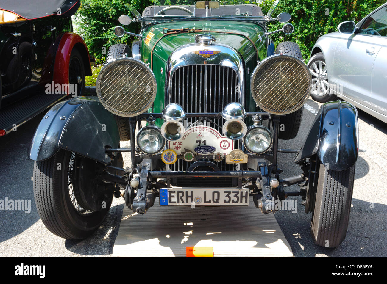 Lagonda öffnen Tourer T5, gebaut im Jahr 1930, Foto, aufgenommen am 12. Juli 2013 in Landsberg, Deutschland Stockfoto