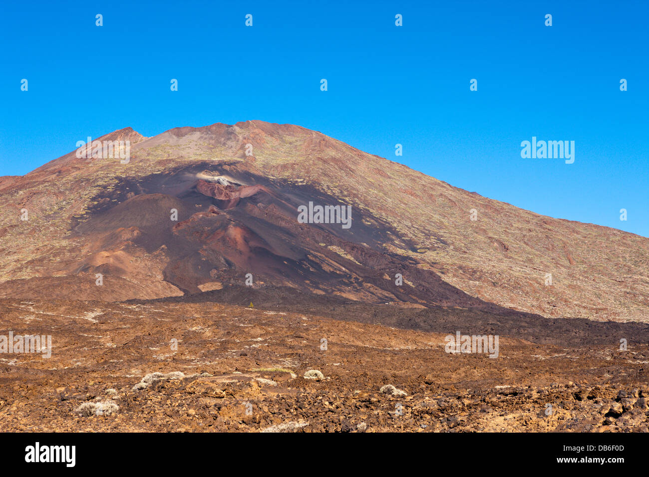 Pico Viejo Vulkan Teide-Nationalpark, Teneriffa, Kanarische Inseln, Spanien Stockfoto