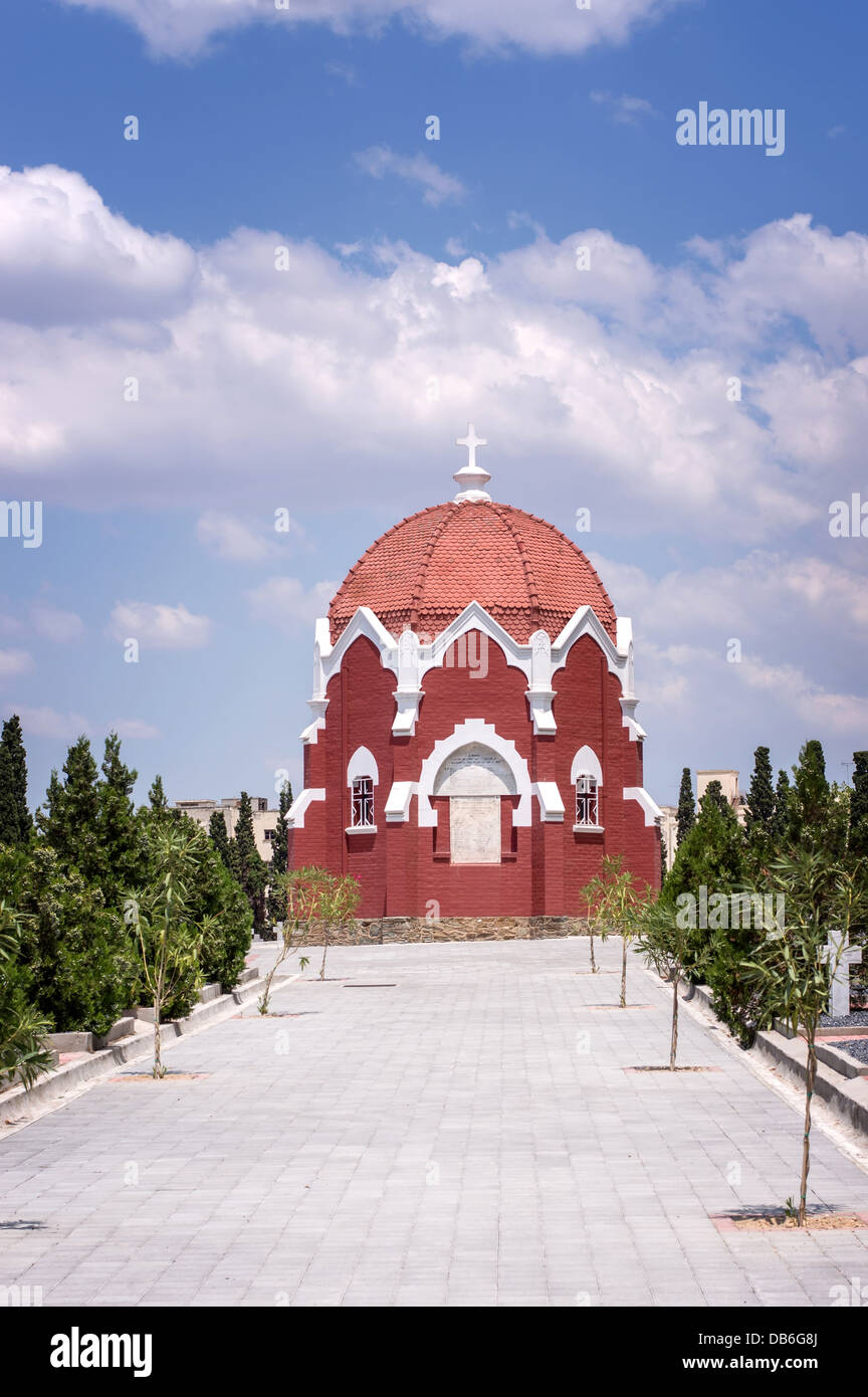 Französische Soldaten-Friedhof in Thessaloniki, Griechenland Stockfoto