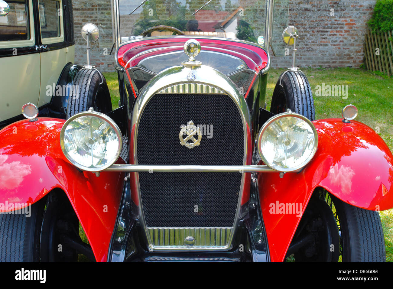 Hotchkiss AM 80 öffnen Tourer, gebaut im Jahr 1928, Foto, aufgenommen am 13. Juli 2013 in Landsberg, Deutschland Stockfoto