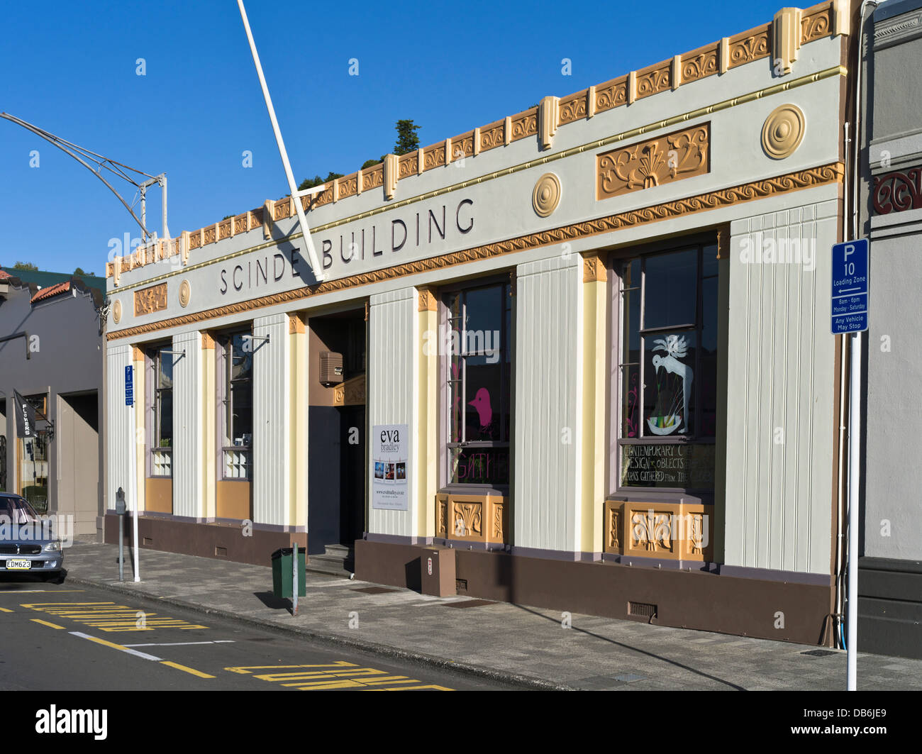 Dh NAPIER NEUSEELAND im Art déco-Stil Scinde Gebäude Architektur Gebäude außen Stockfoto