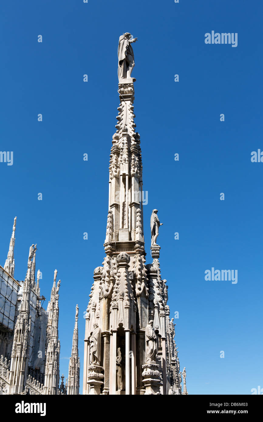 Der Duomo "Kathedrale" in Mailand, Italien Stockfoto