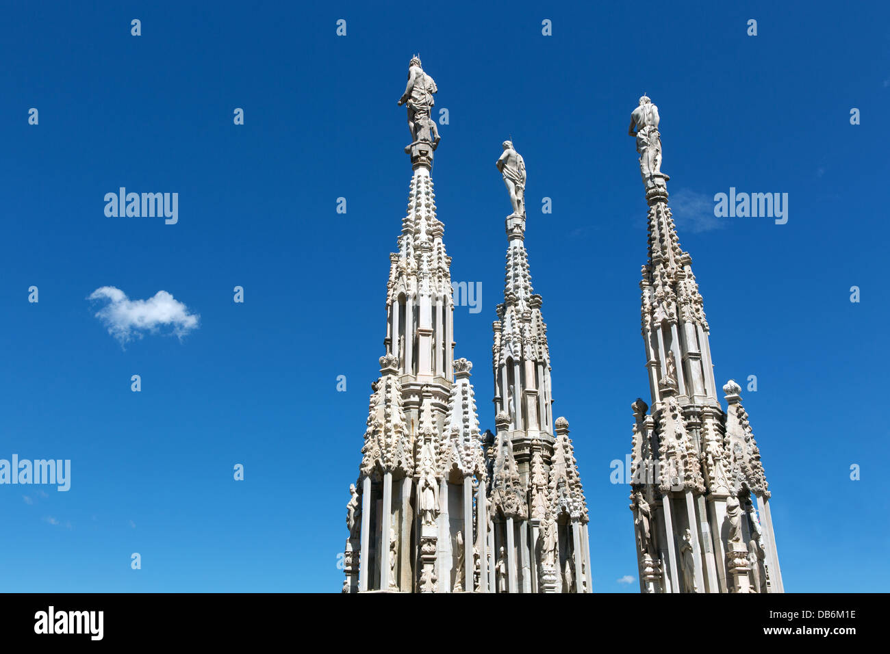 Duomo di Milano. Die Kathedrale in Mailand, Italien. Stockfoto