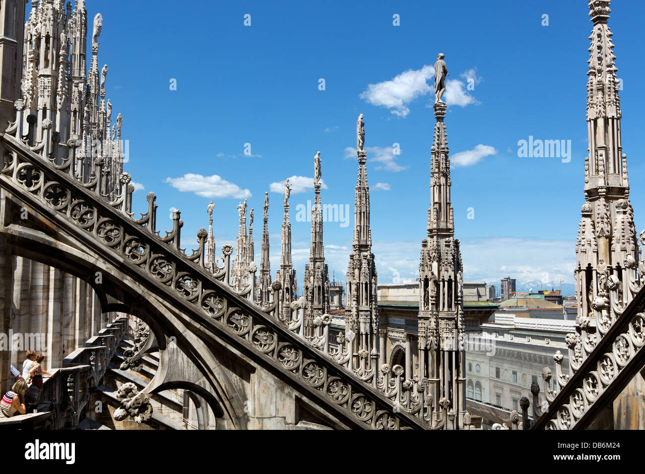 Duomo di Milano. Die Kathedrale in Mailand, Italien. Stockfoto