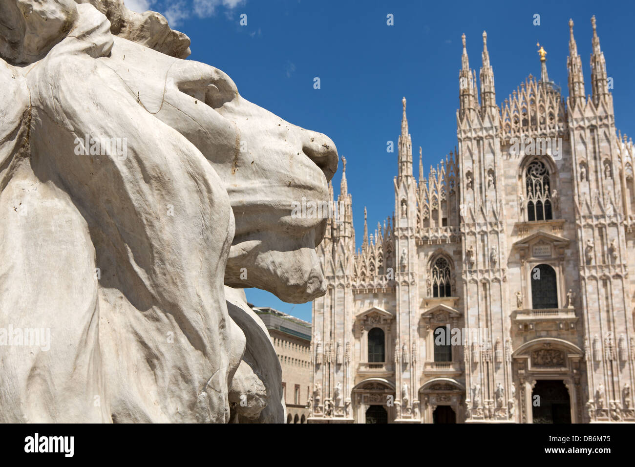 Der Duomo "Kathedrale" in Mailand, Italien Stockfoto