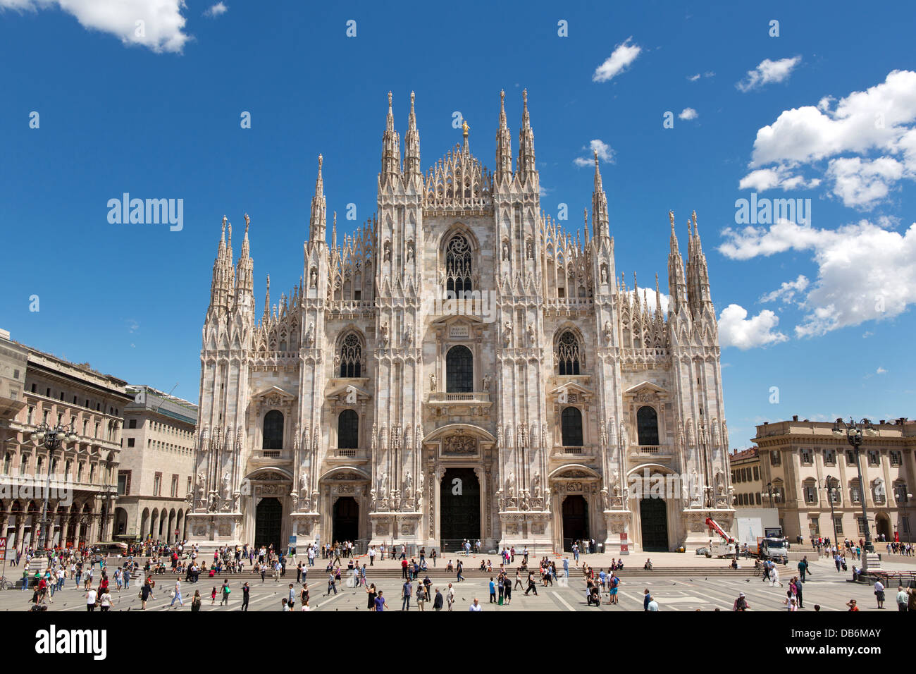 Der Duomo "Kathedrale" in Mailand, Italien Stockfoto