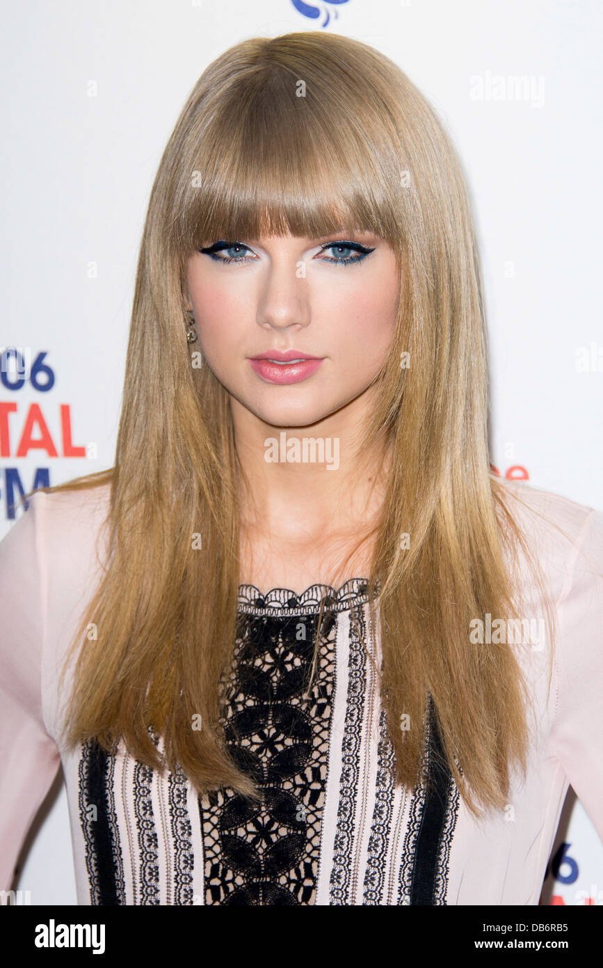 US-Sänger, kommt Taylor Swift für Capital FM Sommer Ball, Wembley Stadium, London, Sonntag, Juni. 9, 2013. Stockfoto