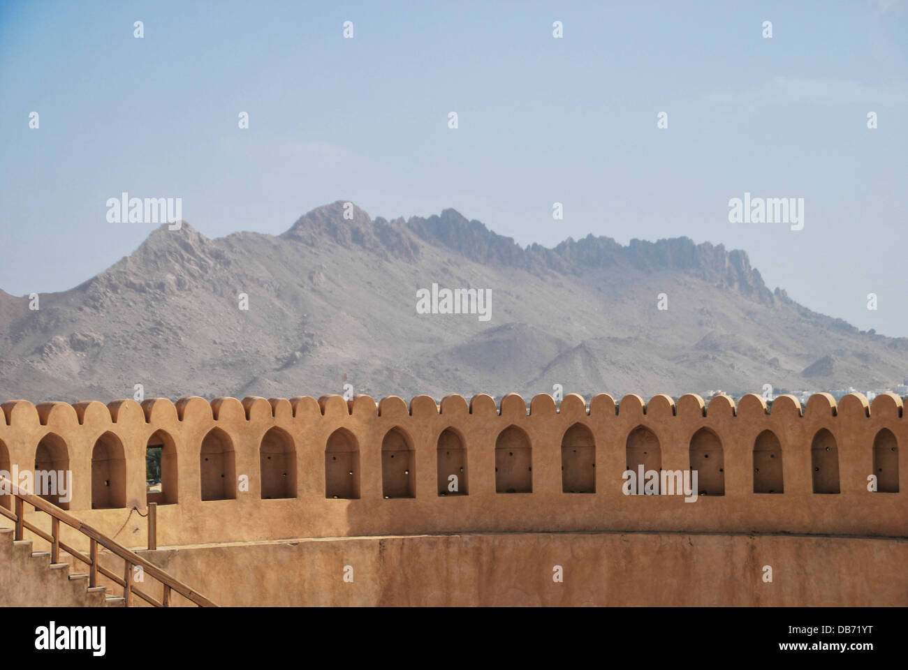 Festung in Nizwa Stockfoto