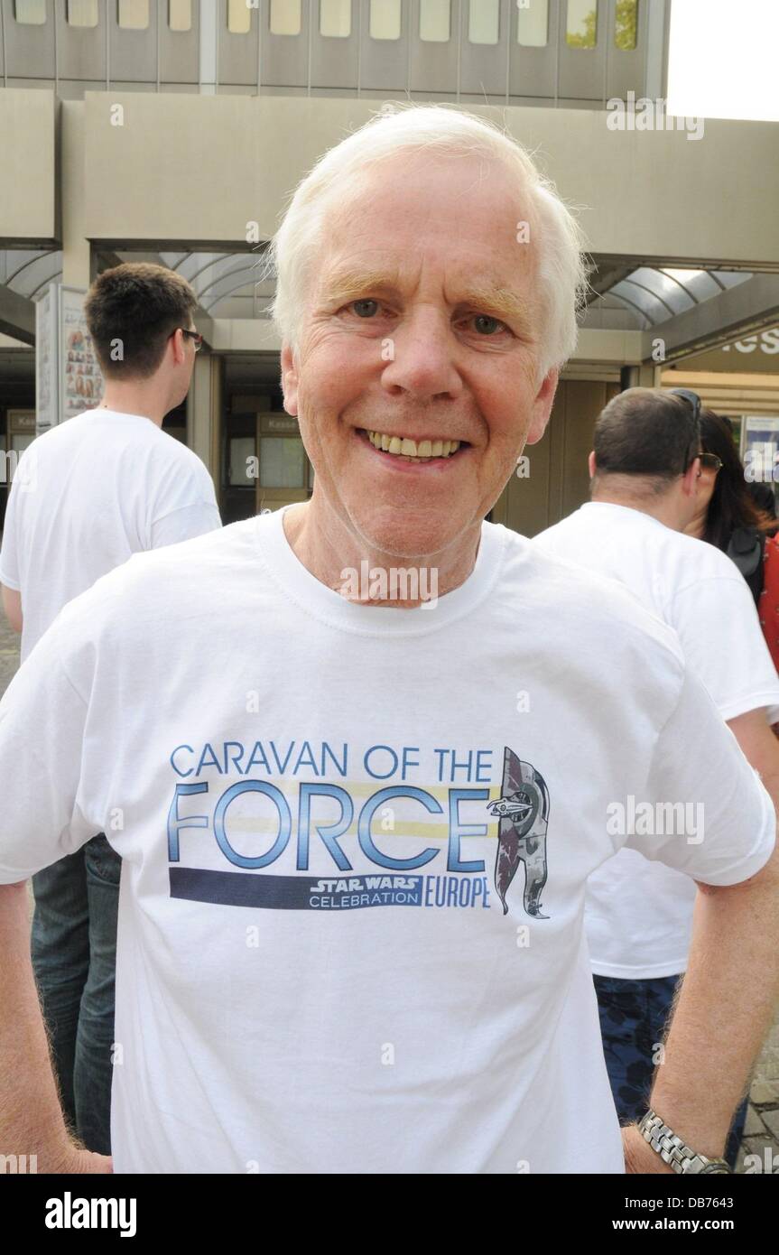 Essen, Deutschland. 24. Juli 2013. Britischer Schauspieler Jeremy Bulloch Alias "Boba Fett" während der Star-Wars-Fantreffen in Essen, Deutschland, 24. Juli 2013. Foto: Stephan Witte/Dpa/Alamy Live News Stockfoto