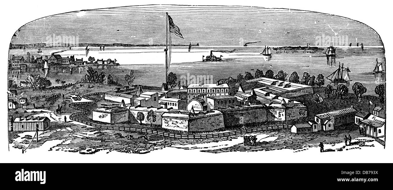 Amerikanischer Bürgerkrieg 1861 - 1865, Zusätzliche-Rechte-Clearences-Nicht Vorhanden Stockfoto