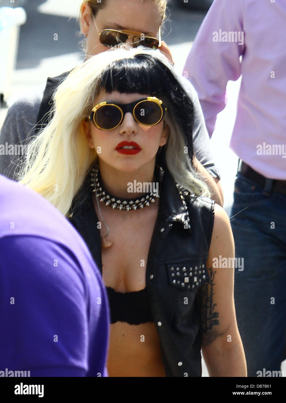 Lady Gaga so dass Proben während der Cannes International Film Festival 2011 - Tag 1 Cannes, Frankreich - 11.05.11 Stockfoto