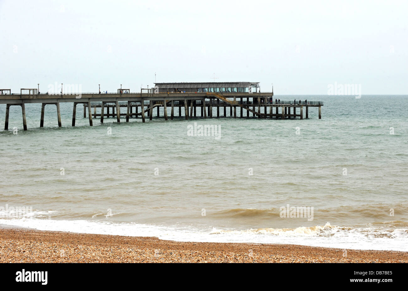 Deal Pier in Kent UK Stockfoto