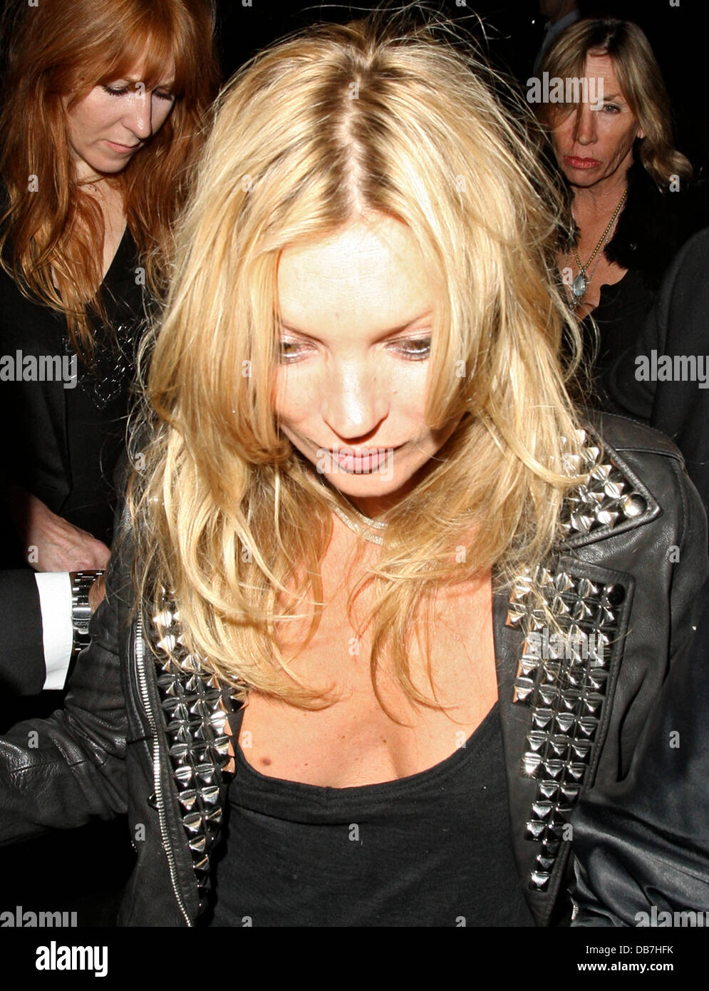 Kate Moss prominenten Besuch eines Konzertes von Lady GaGa bei Annabels in Mayfair, London, England - 12.05.11 Stockfoto