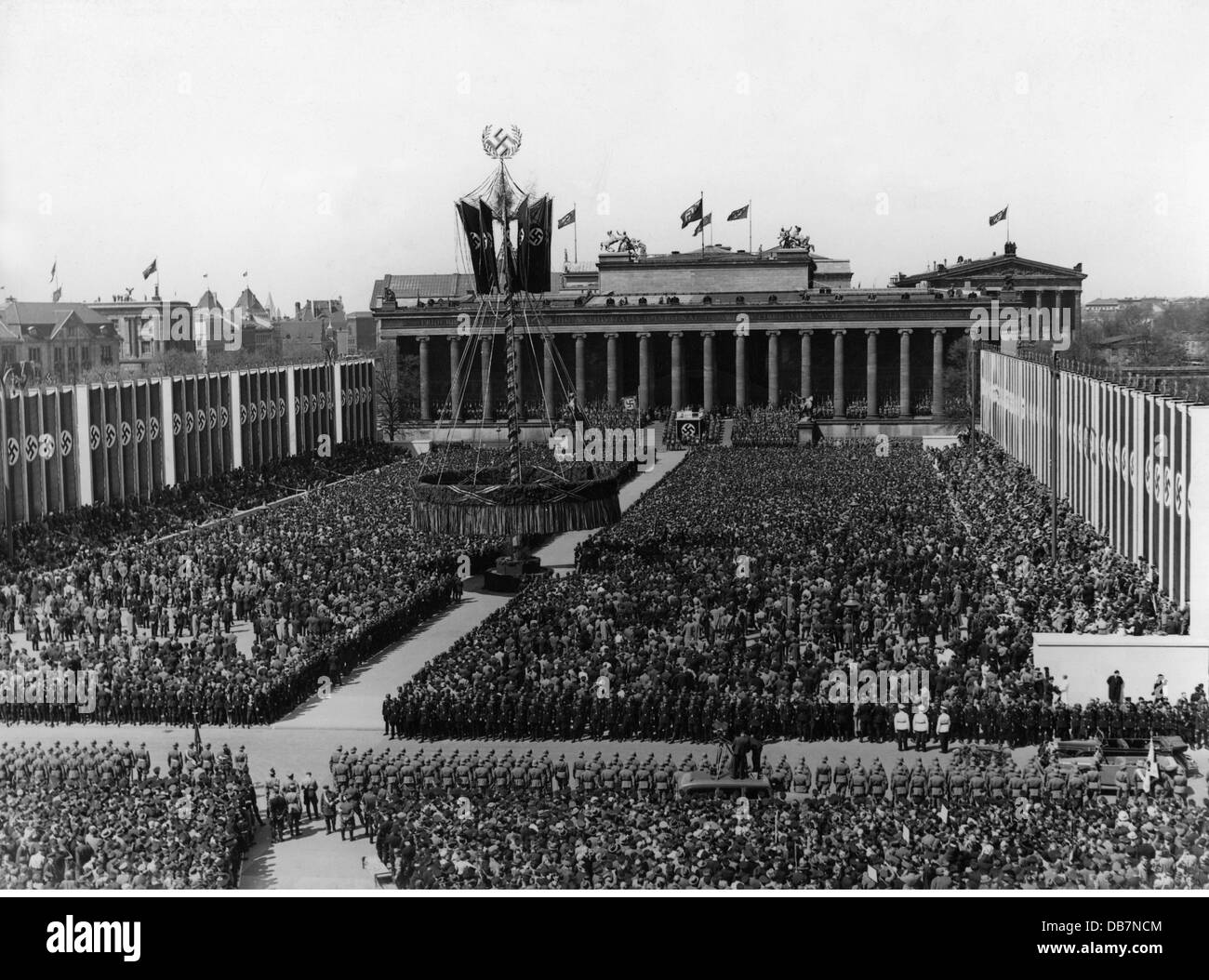 Nationalsozialismus / Nationalsozialismus, Veranstaltung, Labor Day, Lustgarten, Berlin, 1930er Jahre, Zusatz-Rights-Clearences-not available Stockfoto