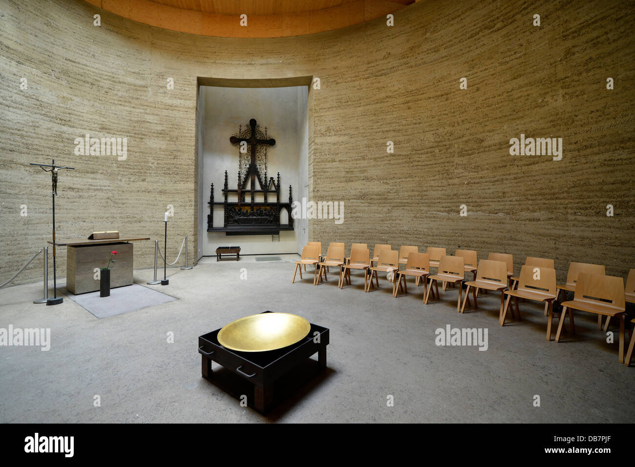 Interieur, Kapelle der Versöhnung, die Gedenkstätte Berliner Mauer