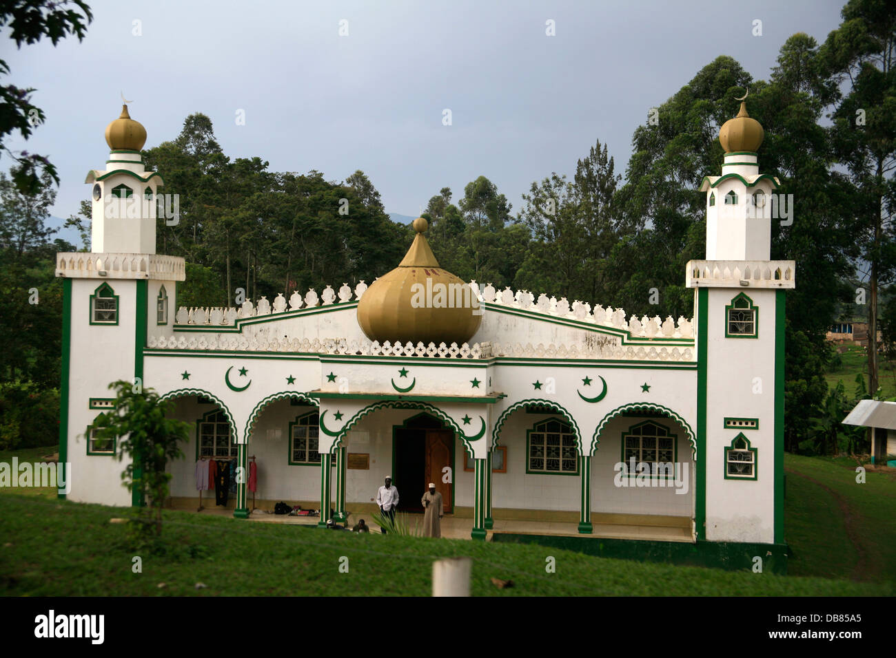 Moschee in Fort Portal in Uganda. Stockfoto