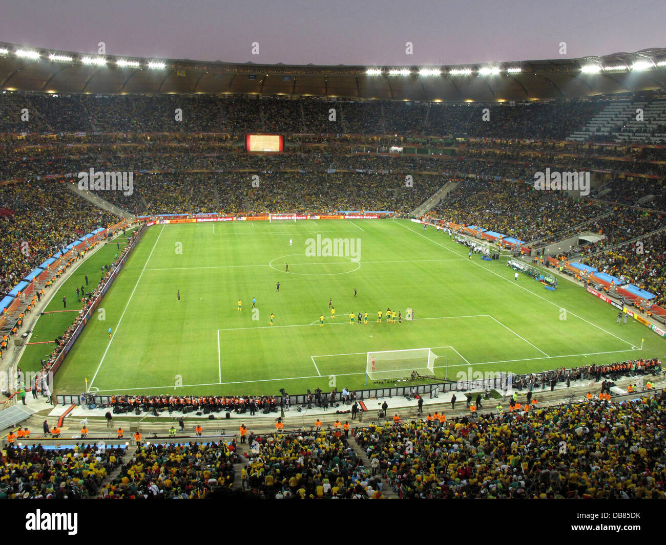 Opemning-match zwischen Südafrika und Mexiko in Soccer City in Soweto während der 2010 FIFA Fußball-WM in Südafrika Stockfoto