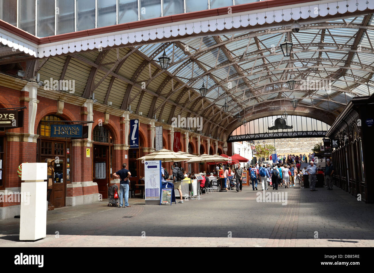 Windsor Royal Shopping Bereich in Windsor, Berkshire Stockfoto