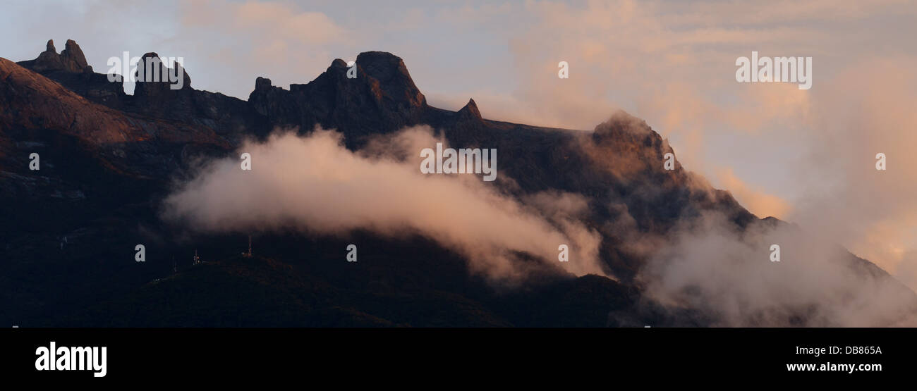 Höchsten Berg Mount Kinabalu, Malaysia, Sabah, Malaysia Stockfoto