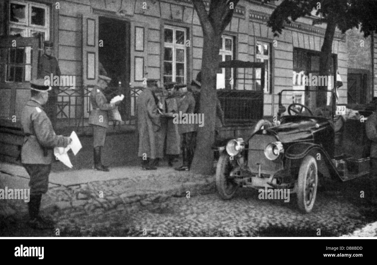 Erster Weltkrieg / 1. Weltkrieg, Ostfront, Schlacht von Stallupoenen, 17.8.1914, zusätzliche-Rechte-Clearences-nicht vorhanden Stockfoto