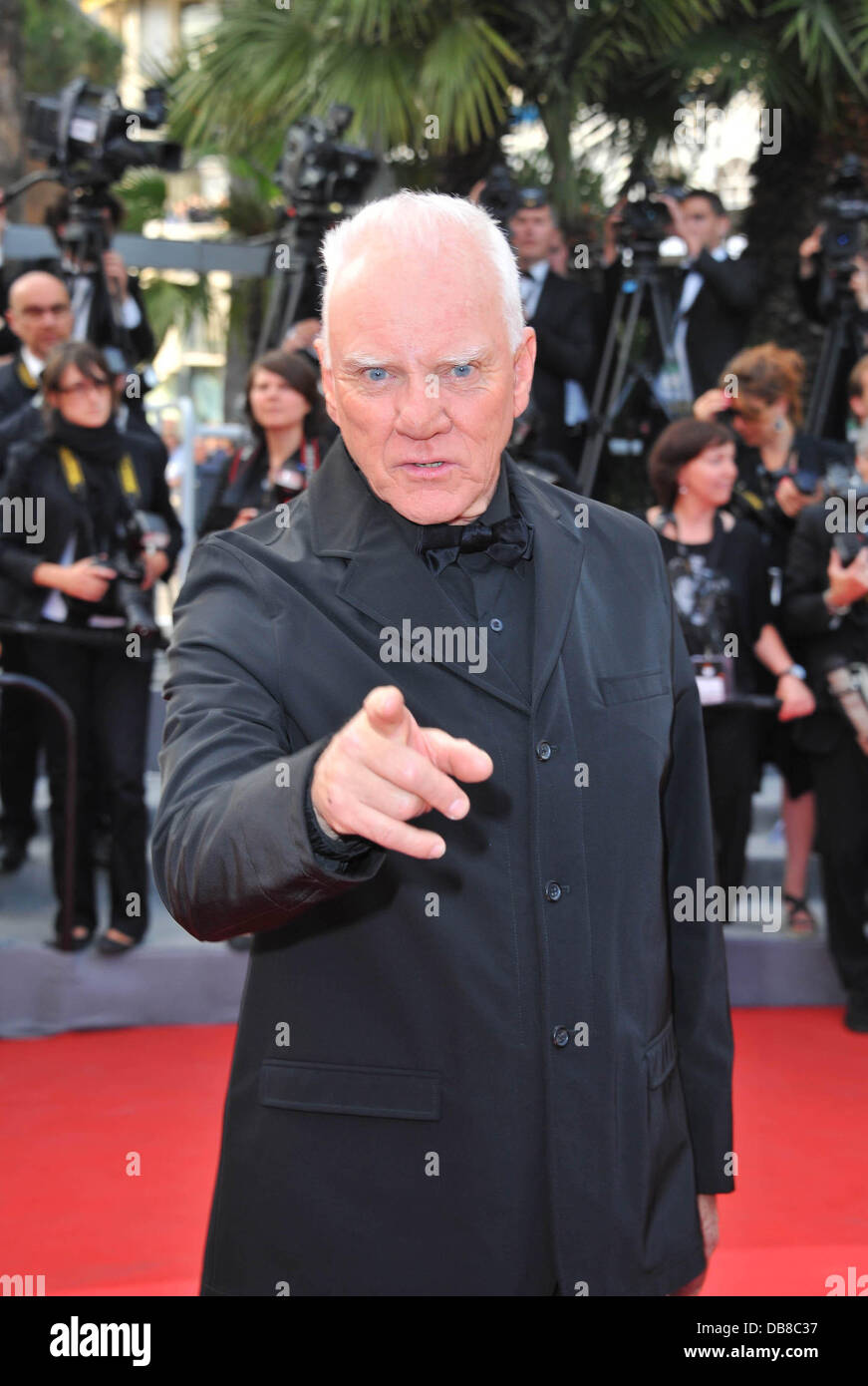 Malcolm McDowell Cannes International Film Festival 2011 - Tag 9 - die Haut lebe ich in - Premiere Cannes, Frankreich - 18.05.11 Stockfoto