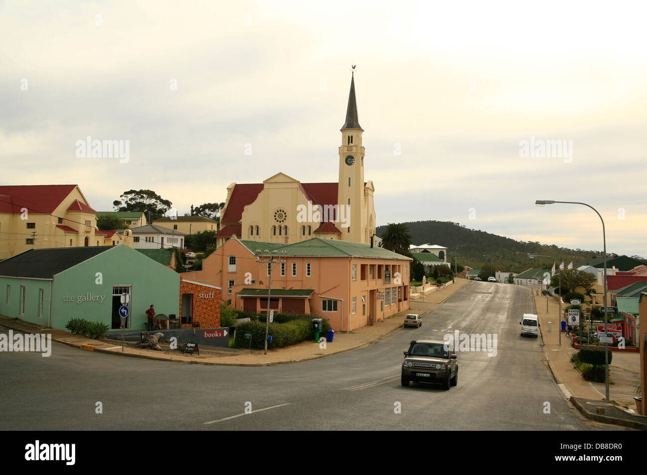 die kleine Stadt Napier in der Overberg, Südafrika, Stockfoto