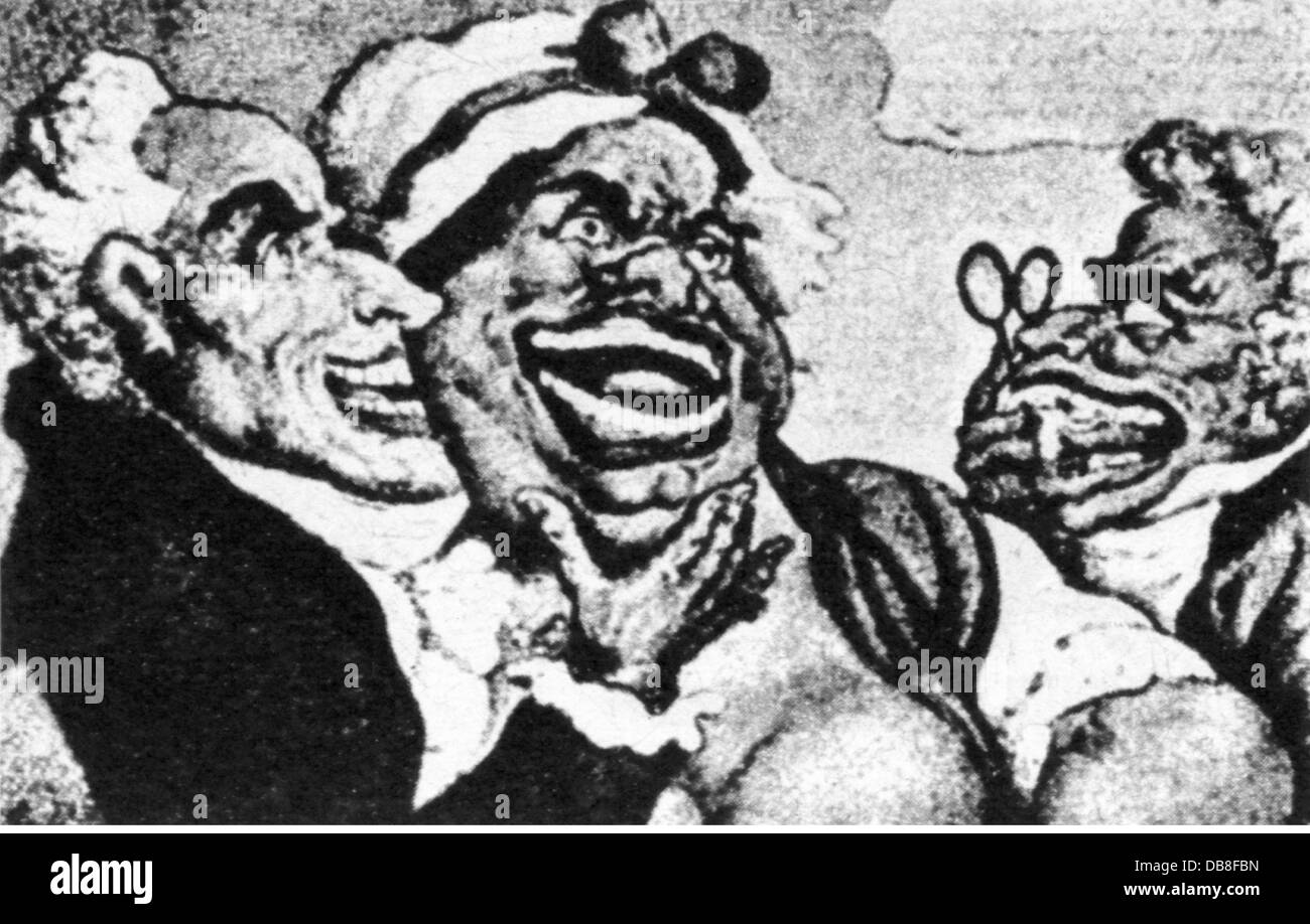 Medizin, Zahnmedizin, 'EIN französischer Zahnarzt zeigt ein Exemplar seiner künstlichen Zähne und Falschen Gaumen', Zeichnung von Thomas Rowlandson (1756 - 1827), 1811, Additional-Rights-Clearences-not available Stockfoto