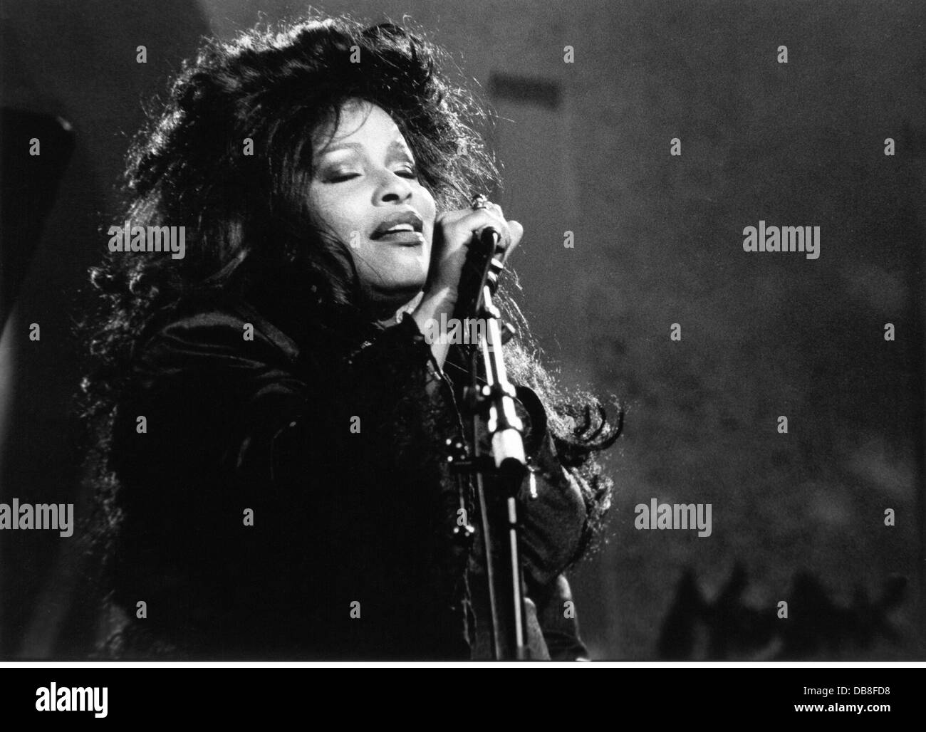 Chaka Khan, * 23.3.1953, US-amerikanischer Musiker, Sänger, bei Bühnenauftritt, Montreux, 1996, Stockfoto