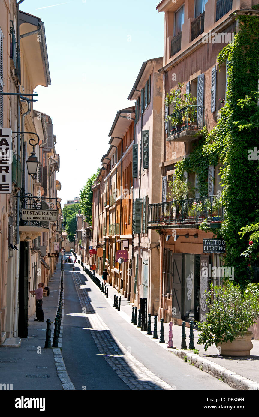 Aix-en-Provence ist eine Universitätsstadt in der Region Provence-Alpes-Côte d'Azur im Süden Frankreichs. Stockfoto