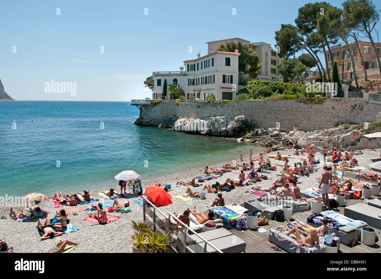 Cassis Strand Meer Côte d ' Azur Cote d ' Azur Frankreich Stockfoto