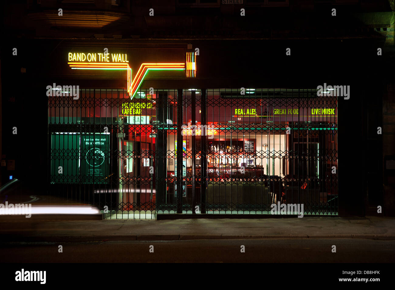 Die legendäre Live-Musikstätte Band on the Wall, Manchester Stockfoto