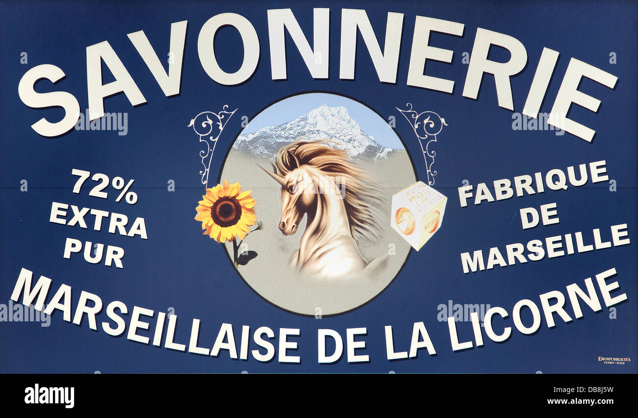 Savonnerie Marseille Seife Fabrik Frankreich Französisch Stockfoto