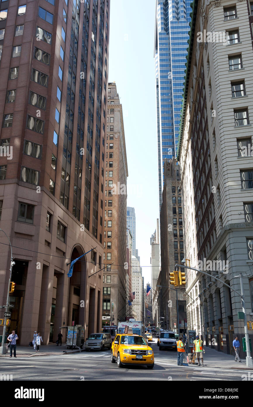 Wall Street in New York City Stockfoto