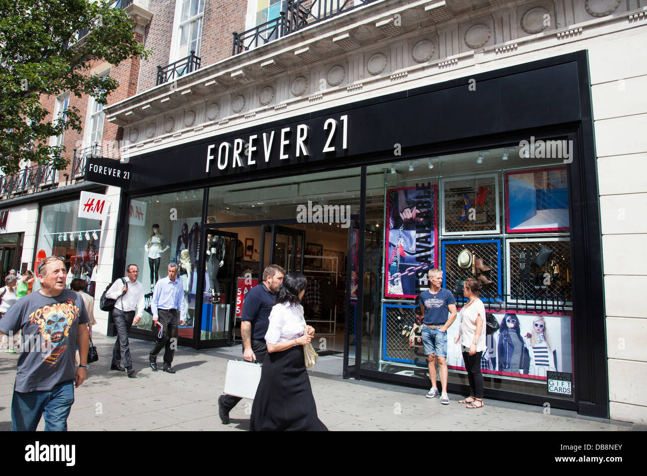 Forever 21 Store, Oxford Street, London. Stockfoto